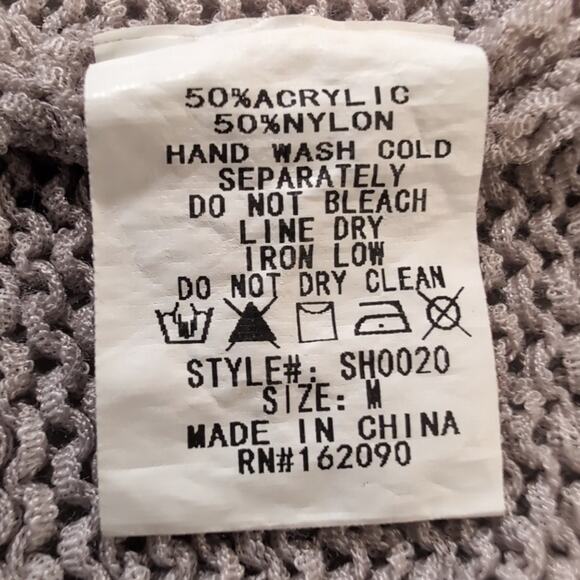 Maverick dusty lilac open-front long cardigan, size medium Comfy/Cozy - Picture 5 of 9